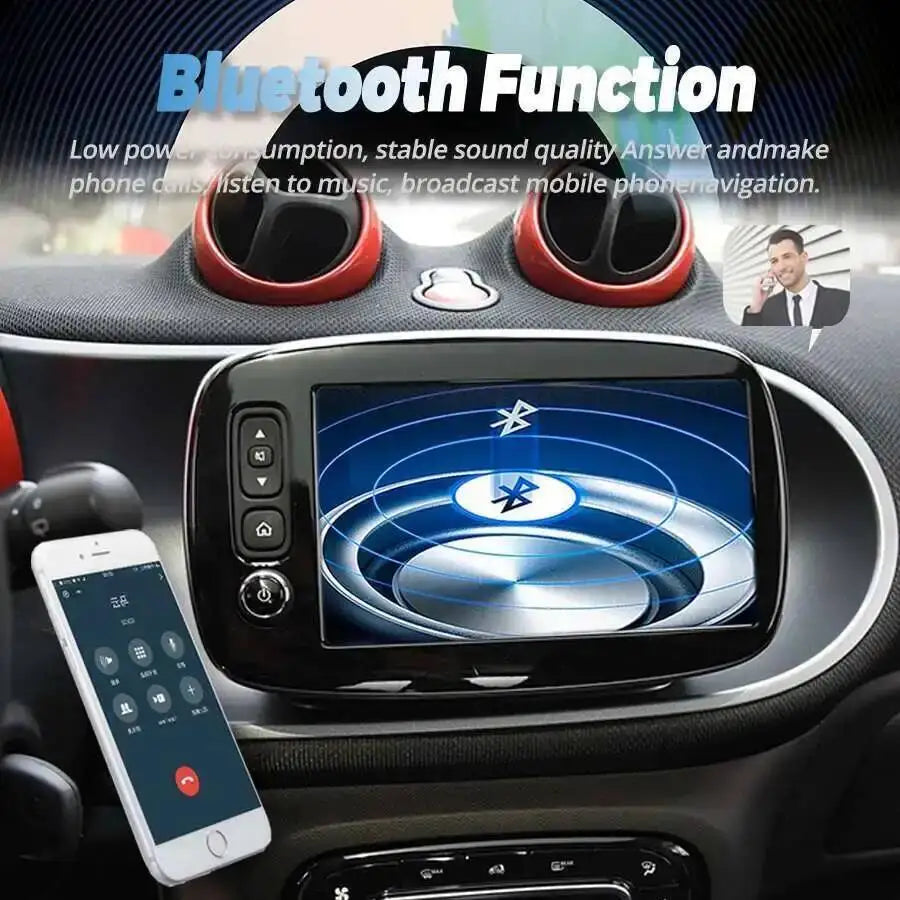 8inch Android 15 Car Radio For Benz Smart 453 Fortwo 2014 - 2020 Multimedia Navigation GPS | AUTOKITSHOP