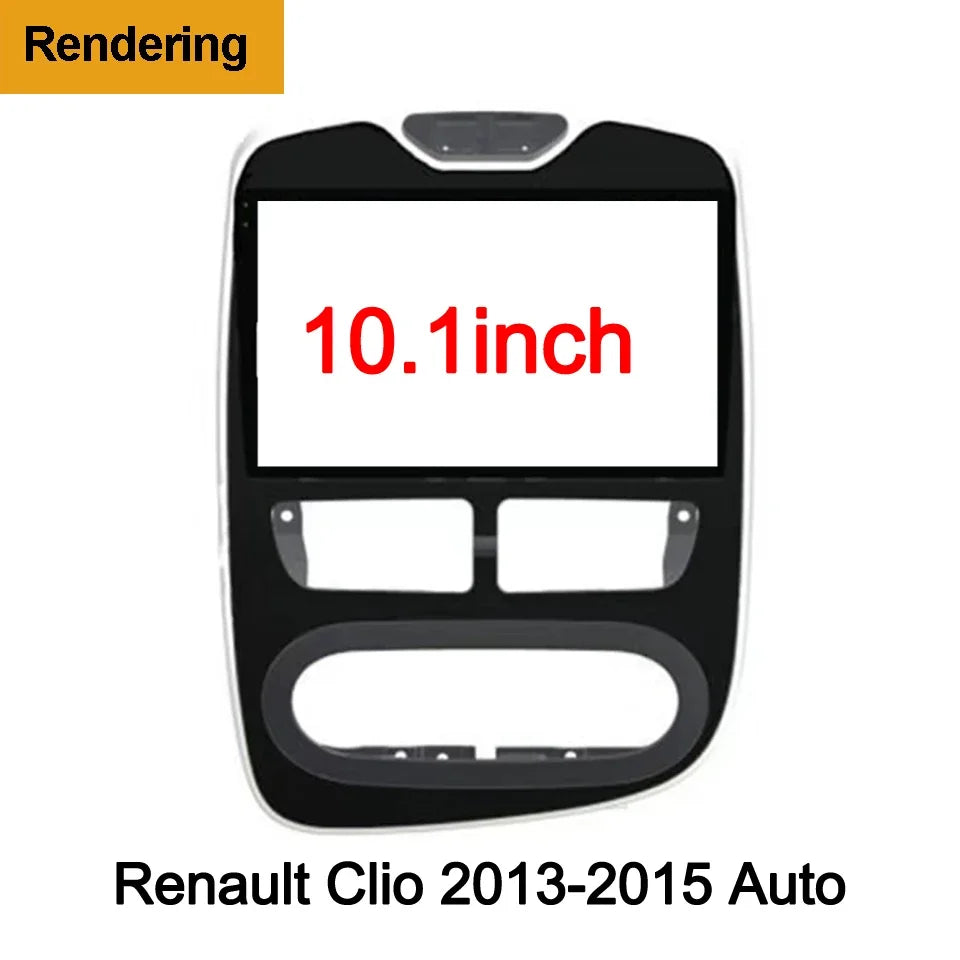 10.1 Inch Car Fascia for Renault Clio Auto 2013-2015 Audio Fitting Adaptor Panel din Car F