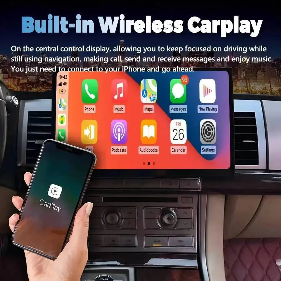 For Jaguar XF 2008-2015 X250 GPS DSP CarPlay Navigation Stereo Car Radio Player Head Unit | AUTOKITSHOP