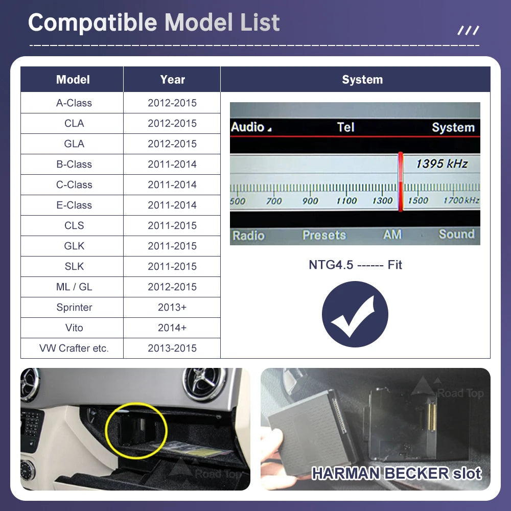 Wireless CarPlay for Mercedes Benz B C Class W246 W176 GLK W204 X204 NTG4.5 Plug and Play  | AUTOKITSHOP