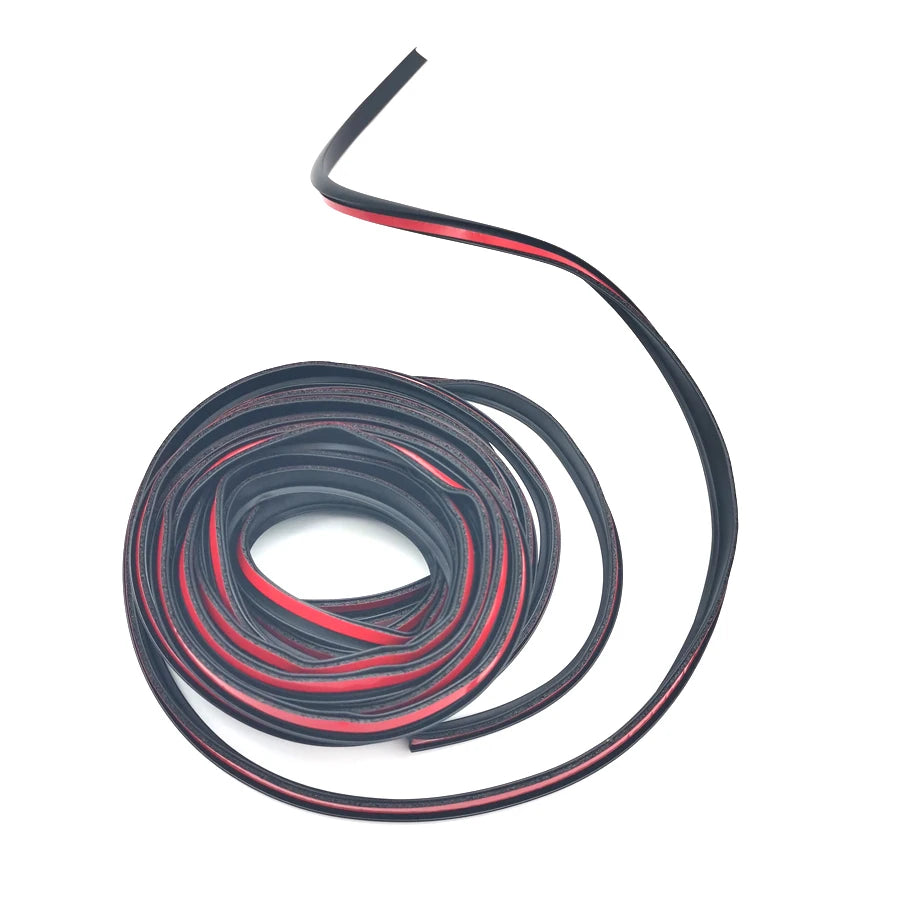 16 FT Slant T-type Rubber Car Seal Strip Filler Side Skirt Headlight Bumper Seal