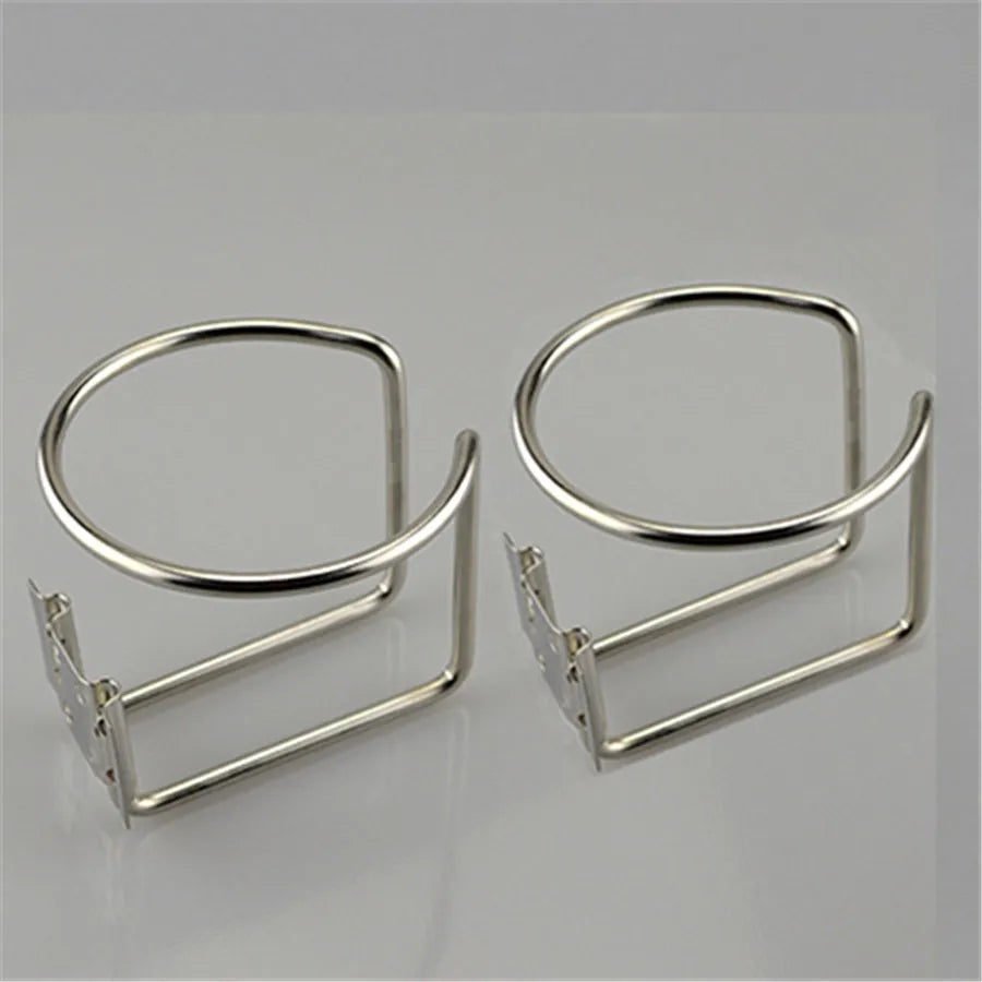 Universal 2Pcs/Lot Cup Holder 304 Stainless Steel Boat Yacht Ship Trailer Car Marine Hardw