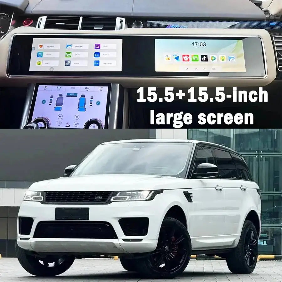 12.3+12.3'' For Land Rover Range Rover Sport L494 2013 2017 Dual Screen Android Carplay Up | AUTOKITSHOP