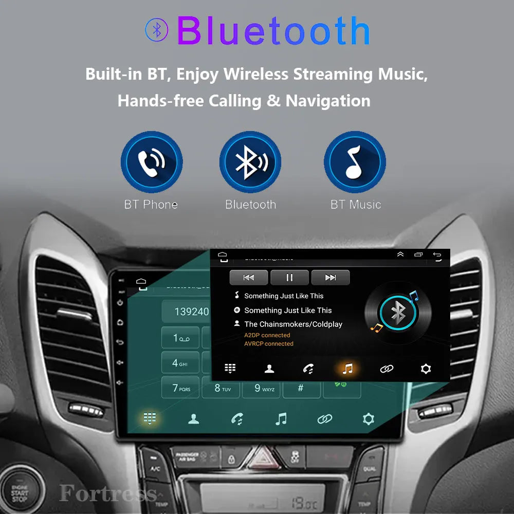 Android 16 Car Radio For Hyundai i30 2011 - 2017 Carplay Multimedia Video Player Auto Ster