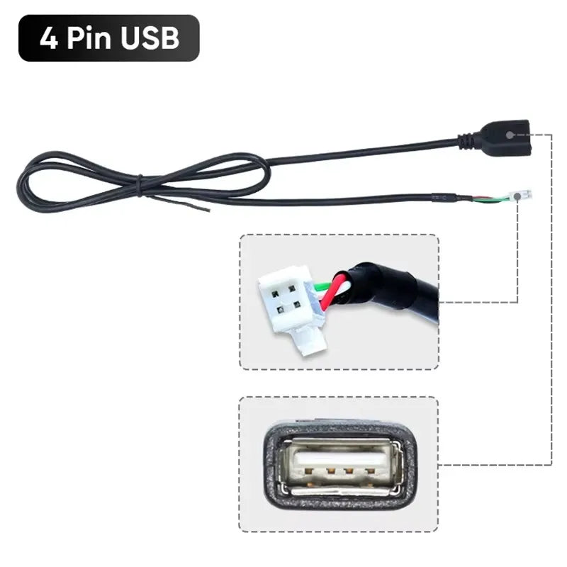 Car Stereo Radio Android CD MP5 Video Harness Adapter Player Multimedia Navigation GPS 6 P