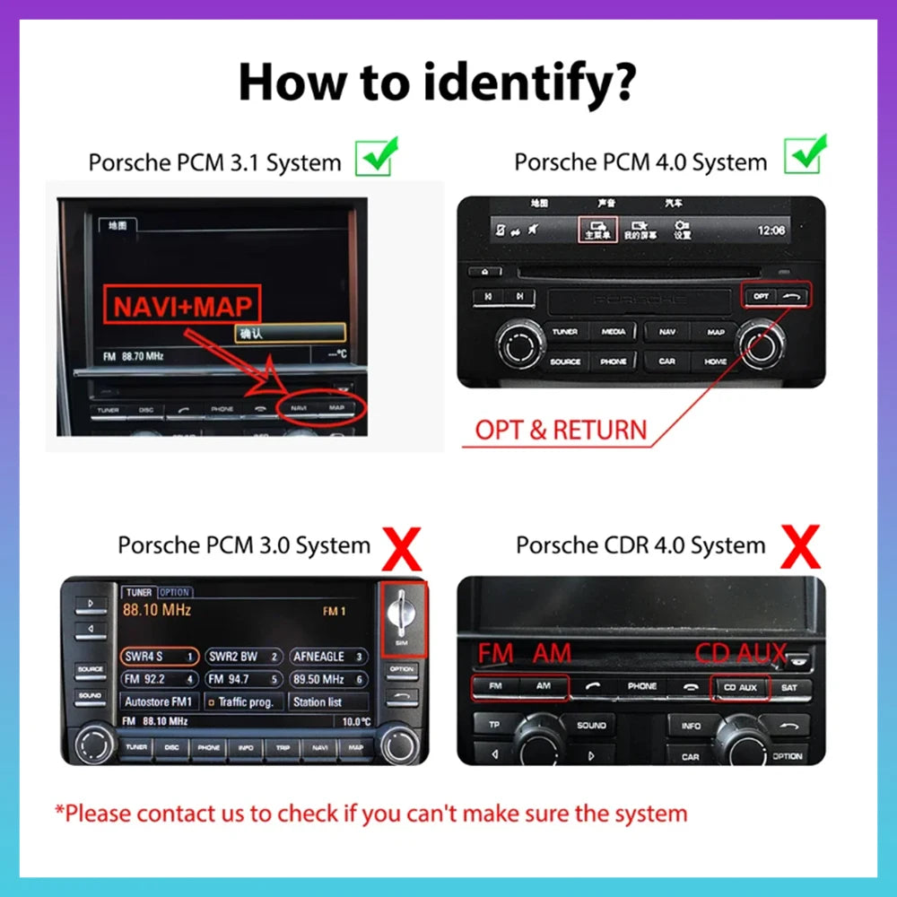 Wireless Carplay Android Auto Module For PCM3.1/4.0 Porsche Panamera Cayenne Macan Cayman  | AUTOKITSHOP