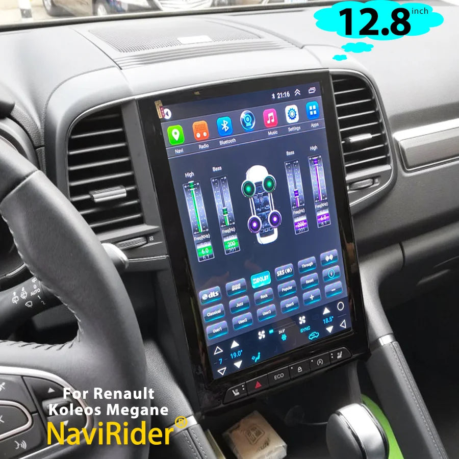 For Renault Koleos Samsung Talisman Megane 2017-2019 Android Screen Video Player Navigatio