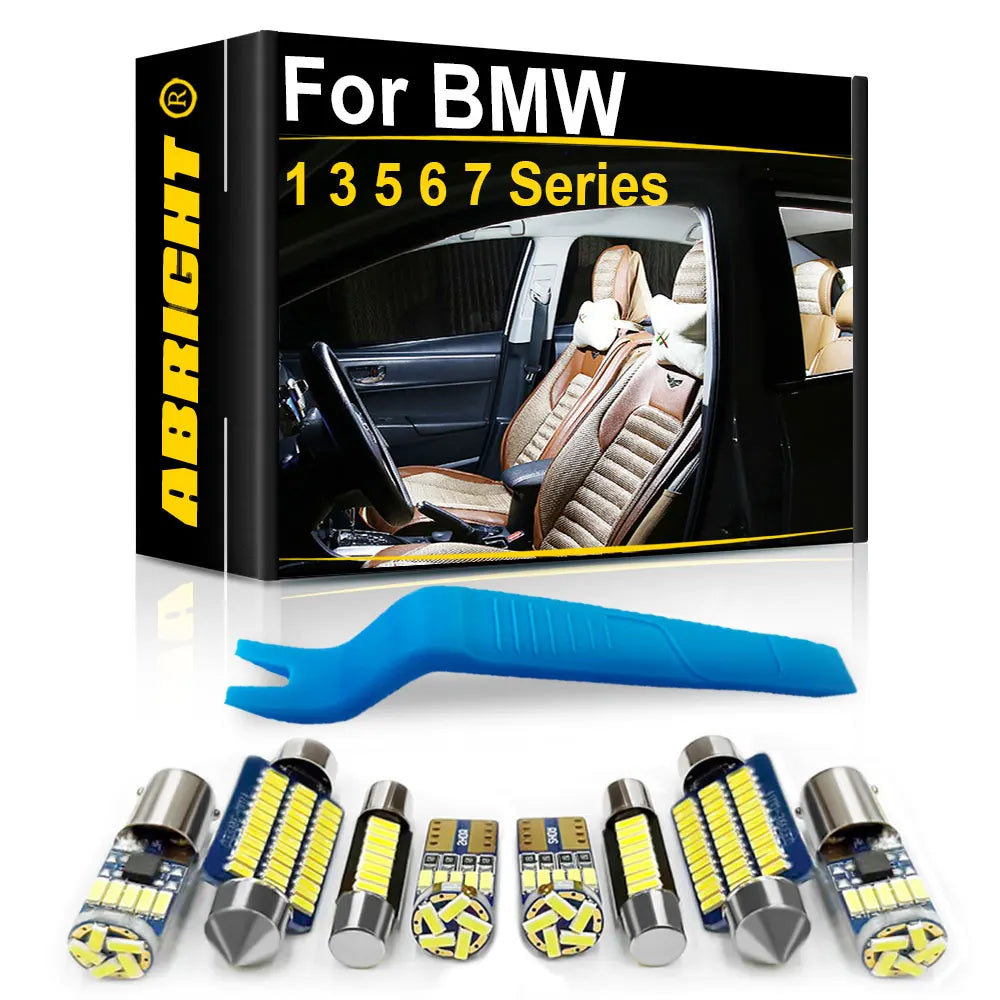 LED Interior Light Kit for BMW 1 3 5 6 7 Series E87 E81 F20 E46 E90 E91 E92 E93 E39 E60 E61 F10 F11 E63 F12 F06 E65 E...