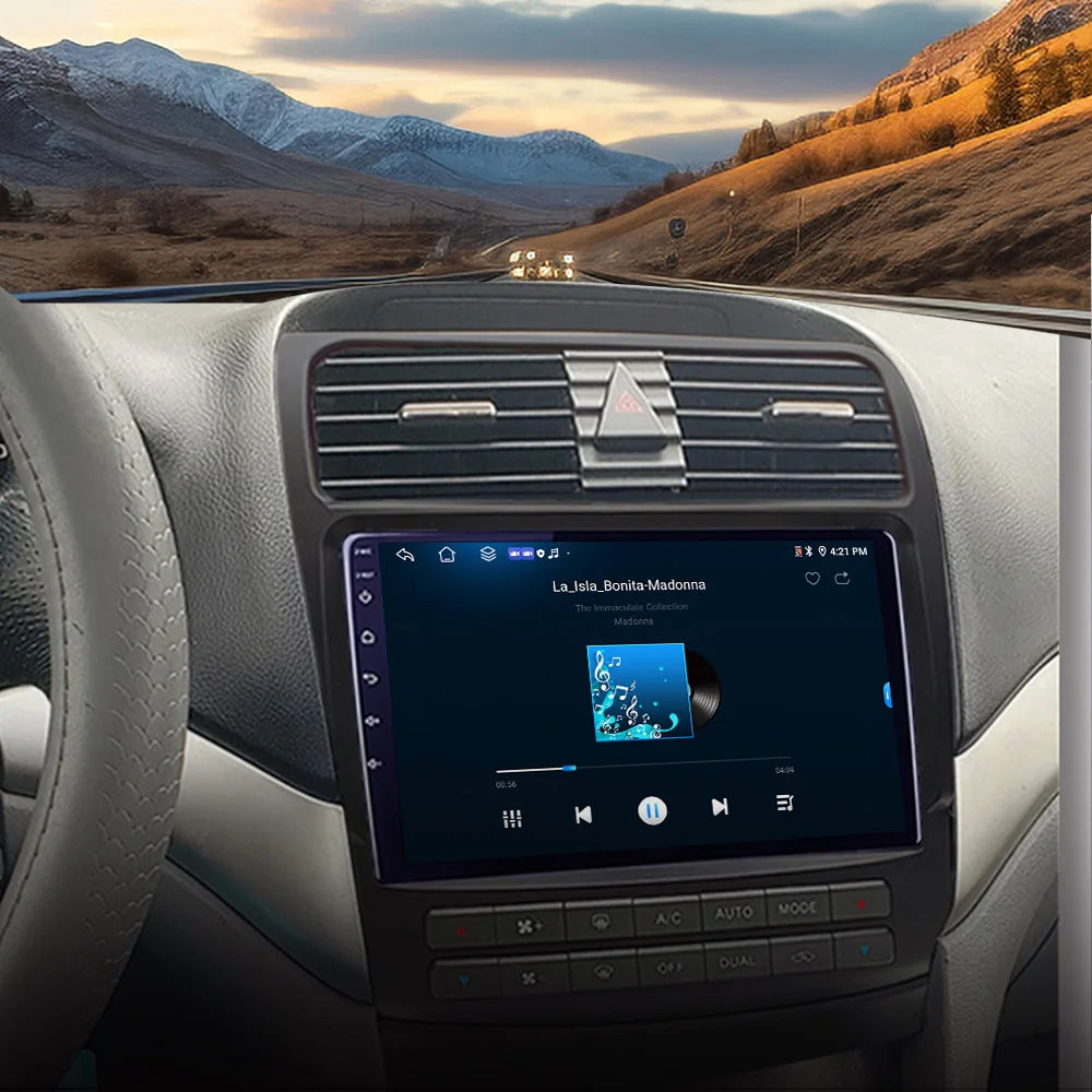 Android 15 Carplay For Acura TSX 2004-2008 Car GPS Navigation Auto Stereo Multimedia Playe