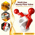Plastic Honey Gate Tap Honey Extractor Accessory Beekeeping Honey Drain Valve With Screwdriver F - Automotive LED Light