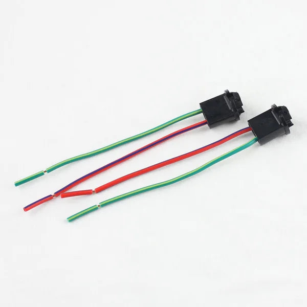 2-4pcs T10 W5W LED Bulb Holder Socket Cable T10 194 LED interior Lamp bulb Adapter socket