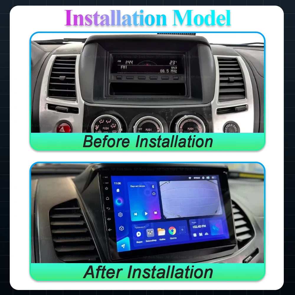 Android 16 Car Radio Multimedia Player For Mitsubishi Pajero Sport 2 2008 - 2016 L200 4 20 | AUTOKITSHOP