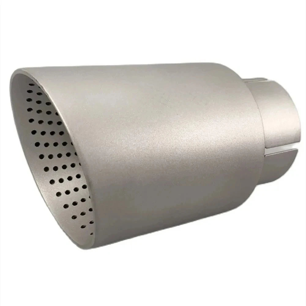 1pcs Exhaust nozzle Matte stainless steel large diameter 89mm 101mm 114mm open car muffler syste - Automotive LED Light