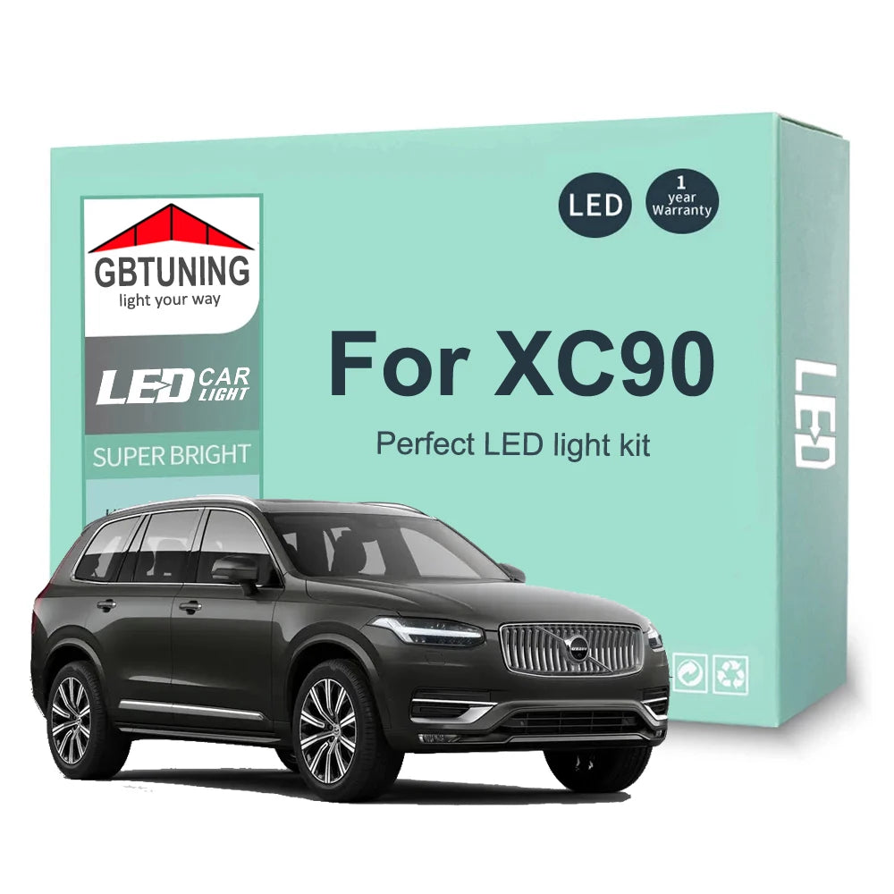 LED Interior Light Kit for Volvo XC90 275 2002-2010 - Canbus Dome Map Door Trunk Bulbs | AUTOKITSHOP