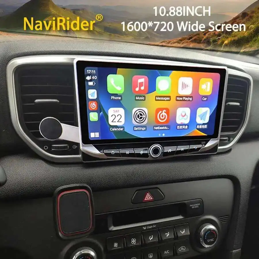 Multimedia Video Player BT Qled Screen For Kia Sportage 2018 - 2022 10.88Inch Android 14 H