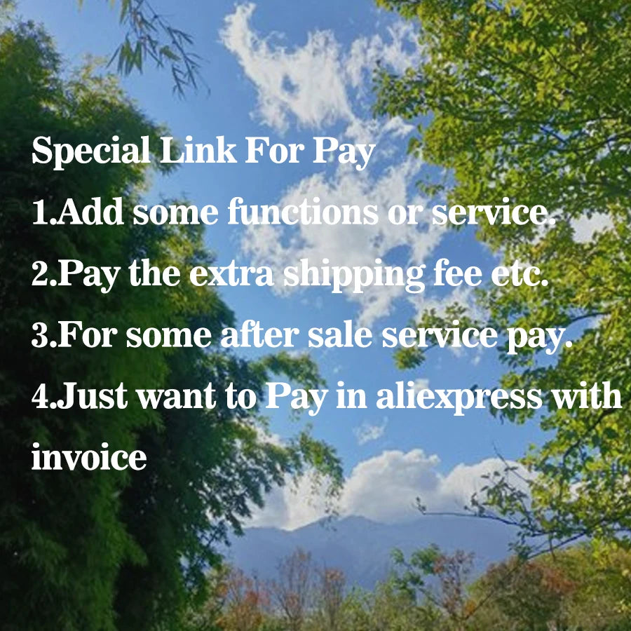 For Our Customers To Pay The Extra Fee Special Link