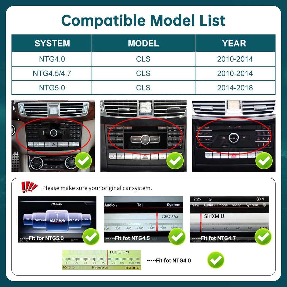 OV RoadTop 12.3 Ultra-thin Touch Screen Wireless CarPlay Multimedia Display for Mercedes-B