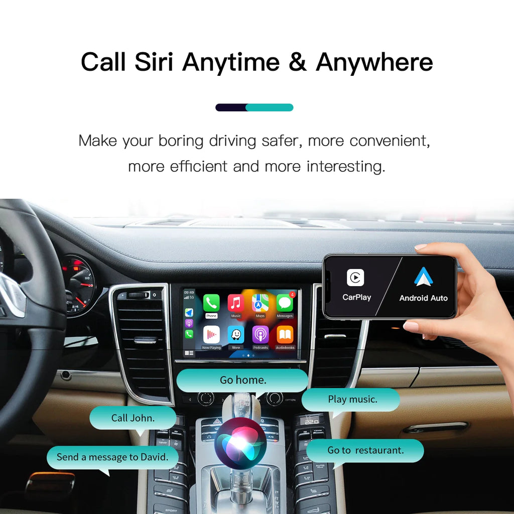 Wireless CarPlay and Android auto For Porsche Panamera Cayenne Macan cayma 911/918 PCM 3.1