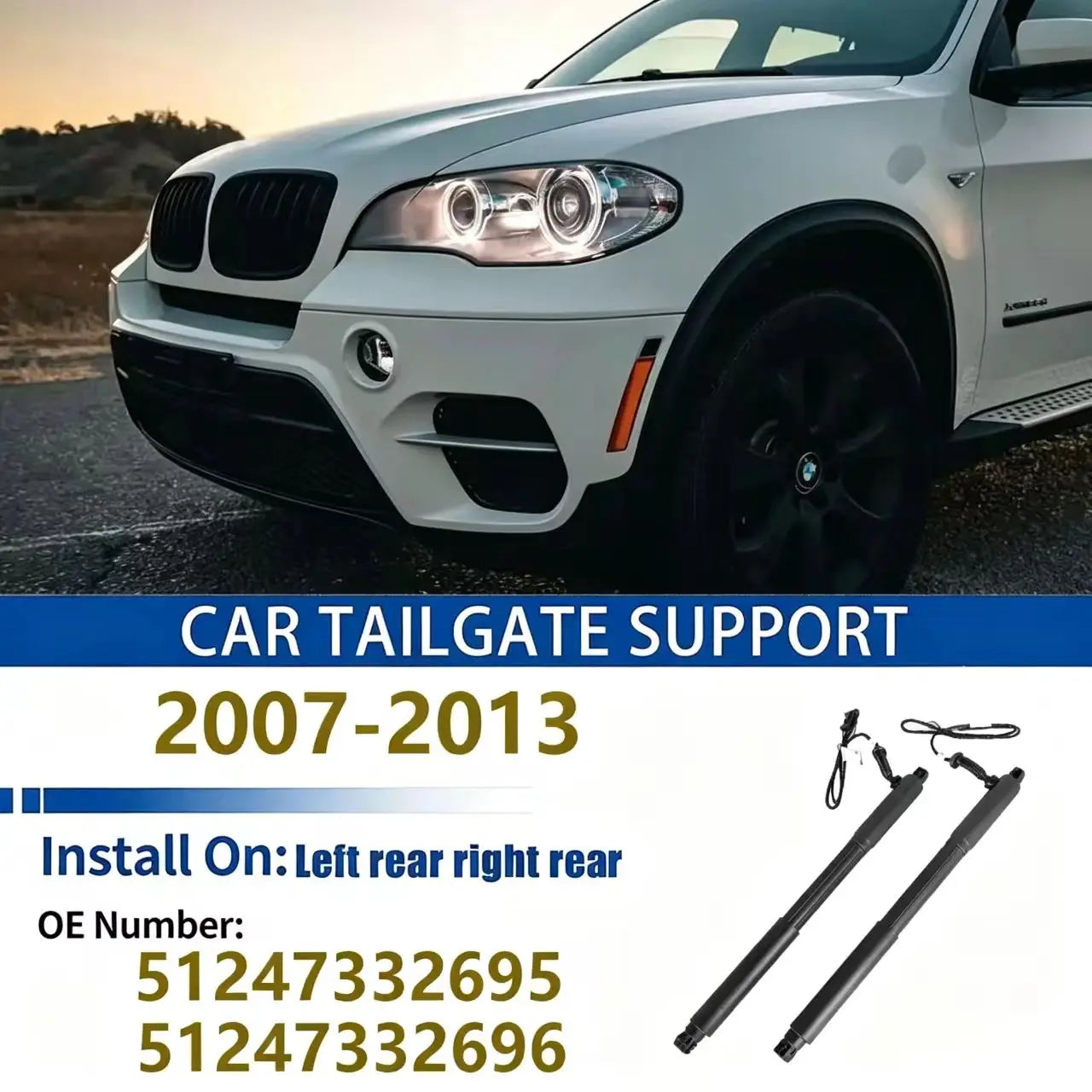 51247332695 51247332696 Power Hatch Lift Support Rear Tailgate Power Lift Support Double p | AUTOKITSHOP