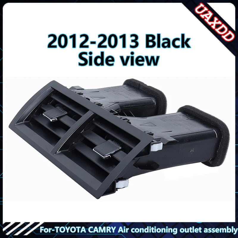 For-TOYOTA 2012-2013 CAMRY Air Conditioning Outlet Black Air Conditioning Rear Seat Anti D