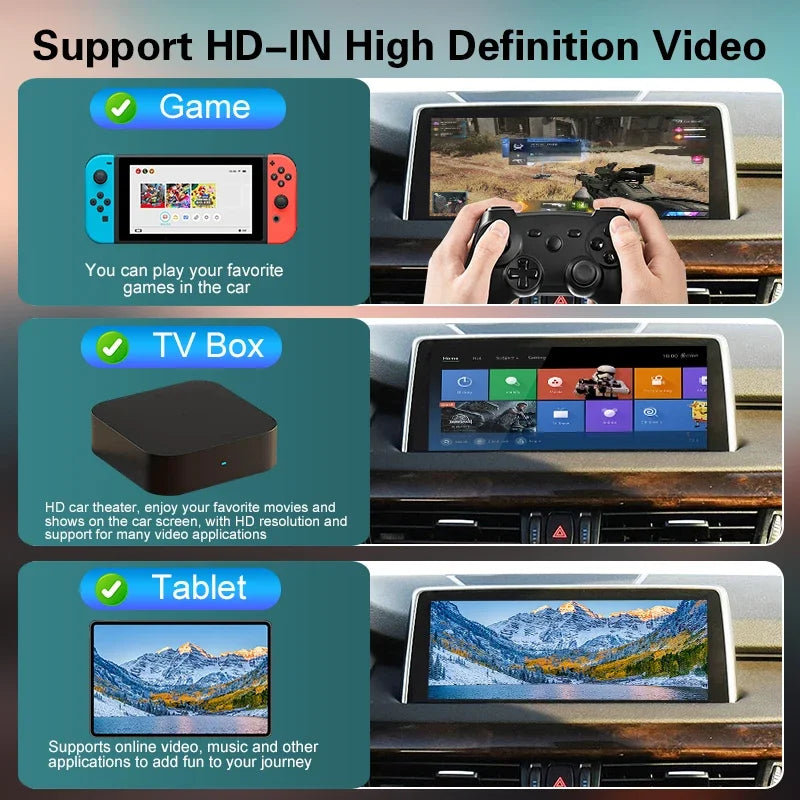 Wireless CarPlay for BMW 3 4 Series F30 F31 F32 F33 F34 F35 F36 2012-2020, with Android Mi