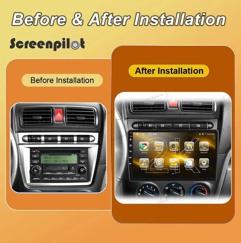 Android 16 For Kia Picanto SA Morning 2004 2005 - 2007 Car Radio Stereo Head Unit Auto Rad | AUTOKITSHOP
