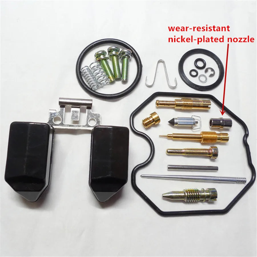Carburetor PZ30 Repair Kits with wear-resistant nickel-plated nozzle For CG250CC ATV Motor