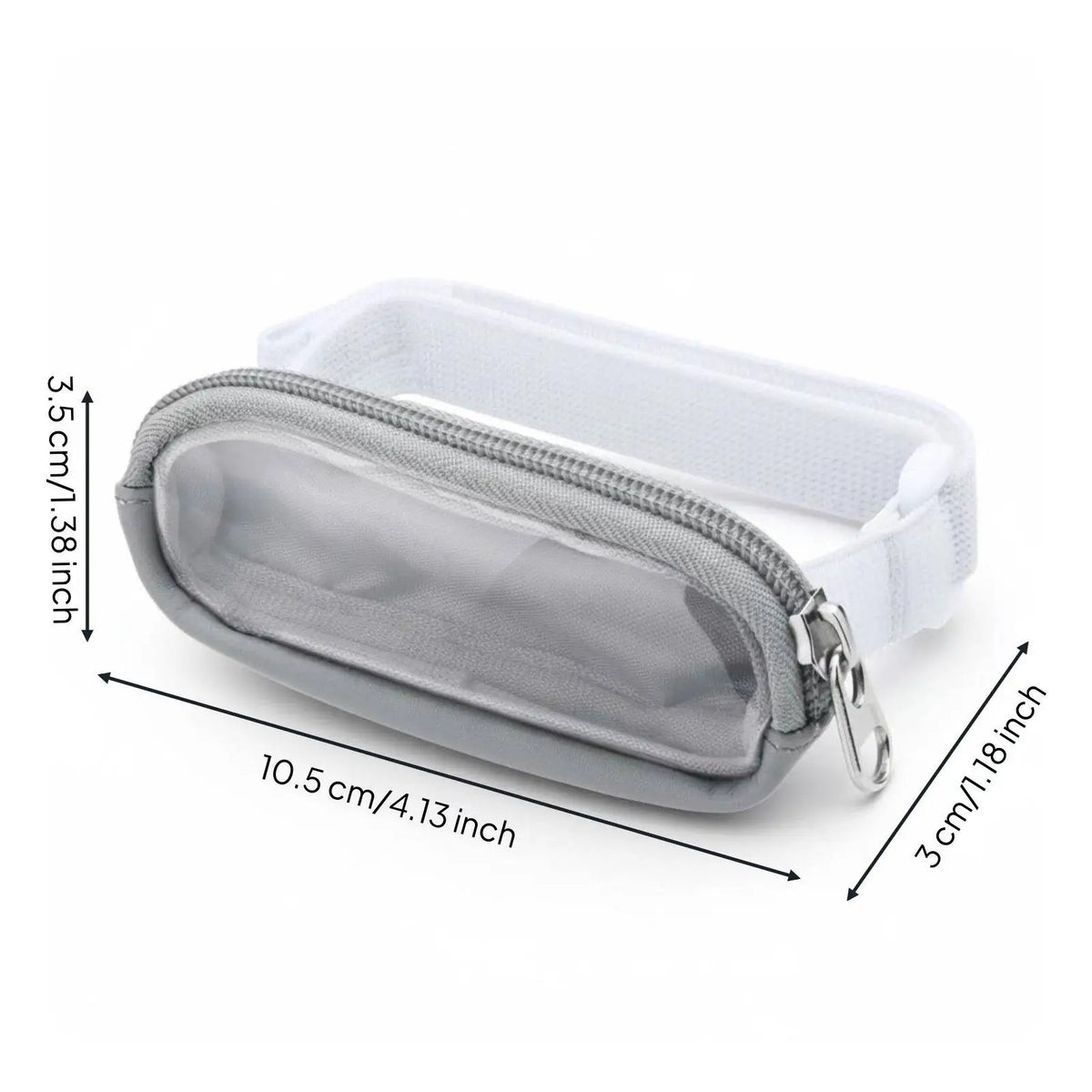 Lipstick case for wearing under the sun visor, portable case - Automotive LED Light