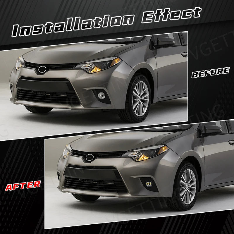 Car Fog Lamp Assembly For Toyota Corolla Camry Yaris RAV4 4Runner Prius Highlander 2011 20 | AUTOKITSHOP