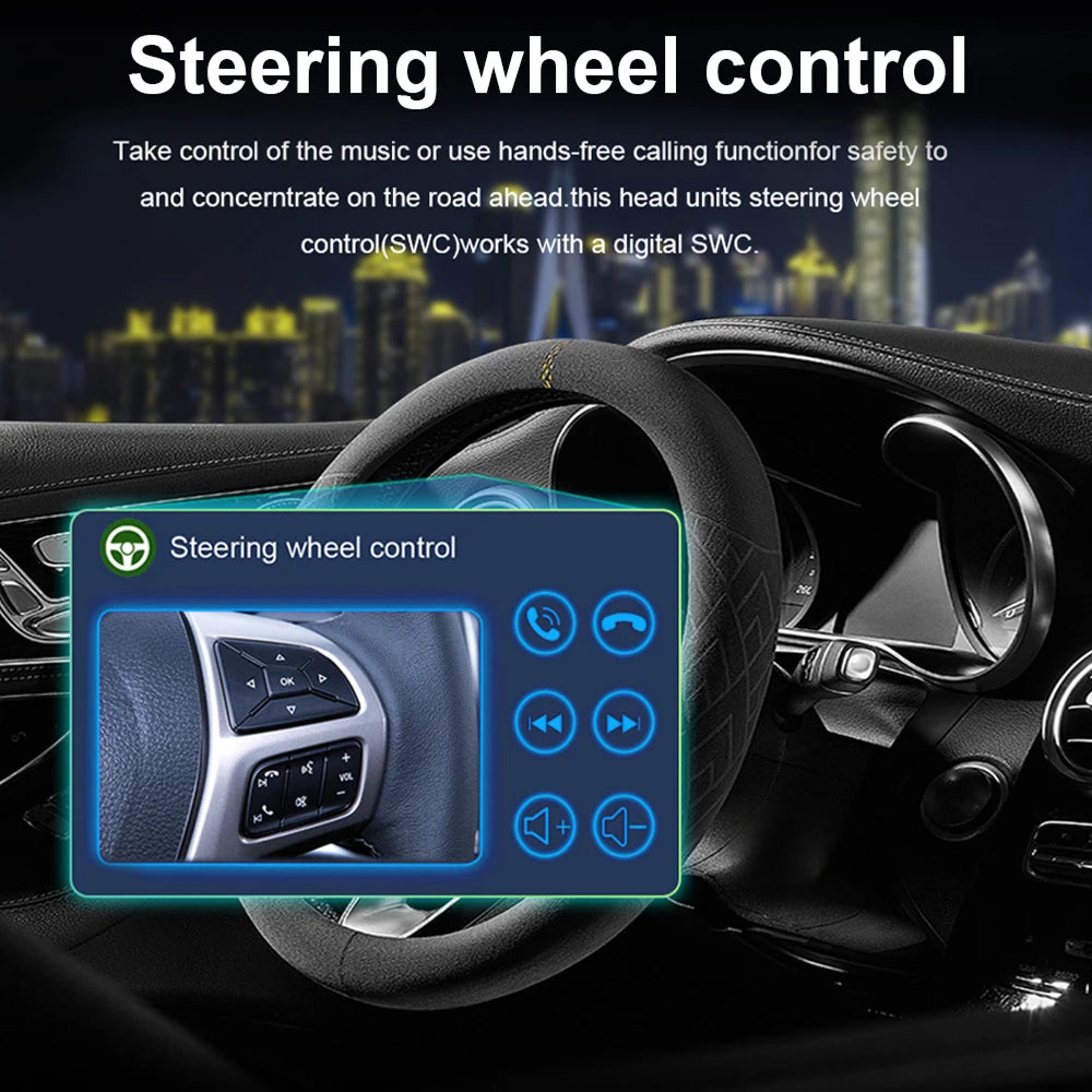 7inch Android 14 Car Radio Stereo Player For Mercedes-Benz A/B/V-Class W906 Sprinter Built
