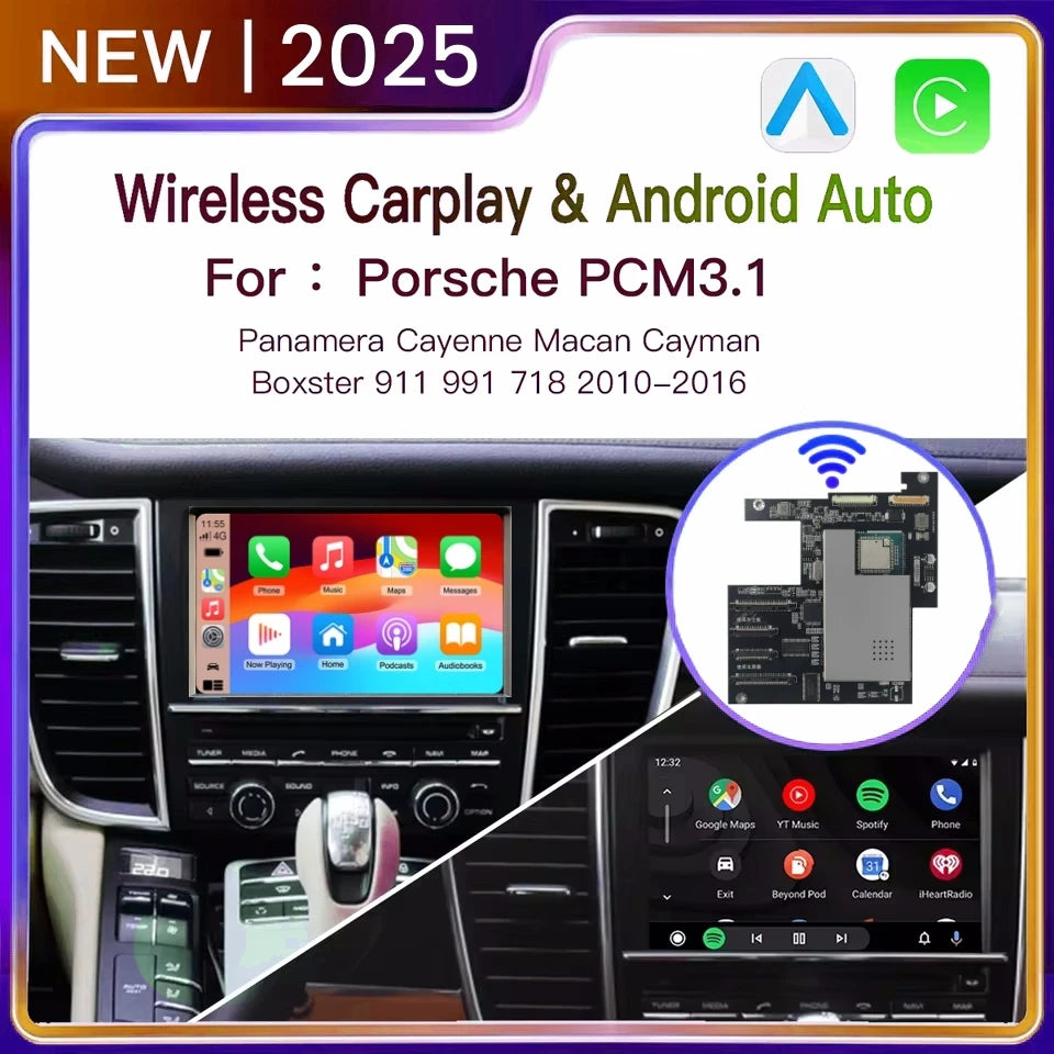 Carplay Module For Porsche/Panamera/Cayenne/Macan/Cayman/Boxster 911 718 PCM 3.1 Android A | AUTOKITSHOP