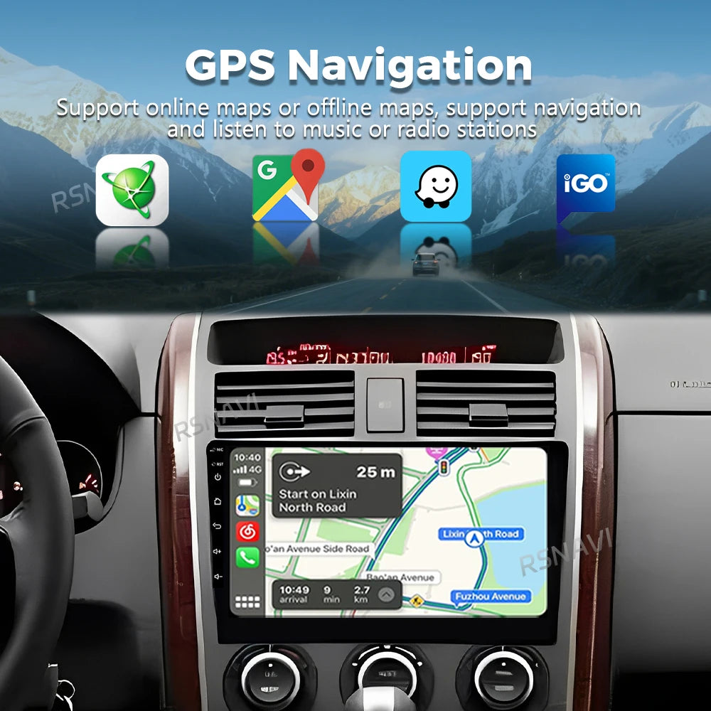 Android 16 Carplay Auto Car Radio For Mazda CX9 CX-9 CX 9 TB 2006-2016 Autoradio Multimedi