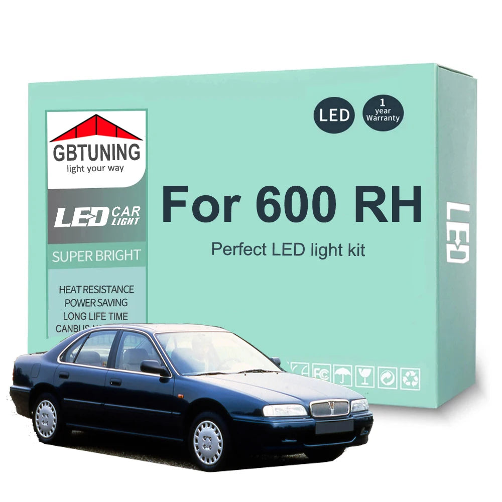 13-Piece LED Interior Light Kit for Rover 600 RH - Canbus Error-Free Bulbs | AUTOKITSHOP