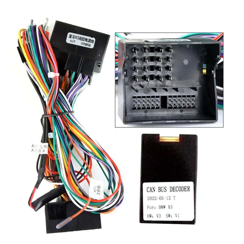 9 Inch Frame for BMW X3 E83 2004-2012 Android Car Radio Stereo Dash Board Panel 2 Din Head | AUTOKITSHOP