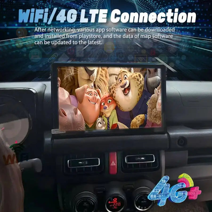 Car Radio Navigation Multimedia Player Video Carplay Auto For Suzuki Jimny 2019-2025 Stere | AUTOKITSHOP