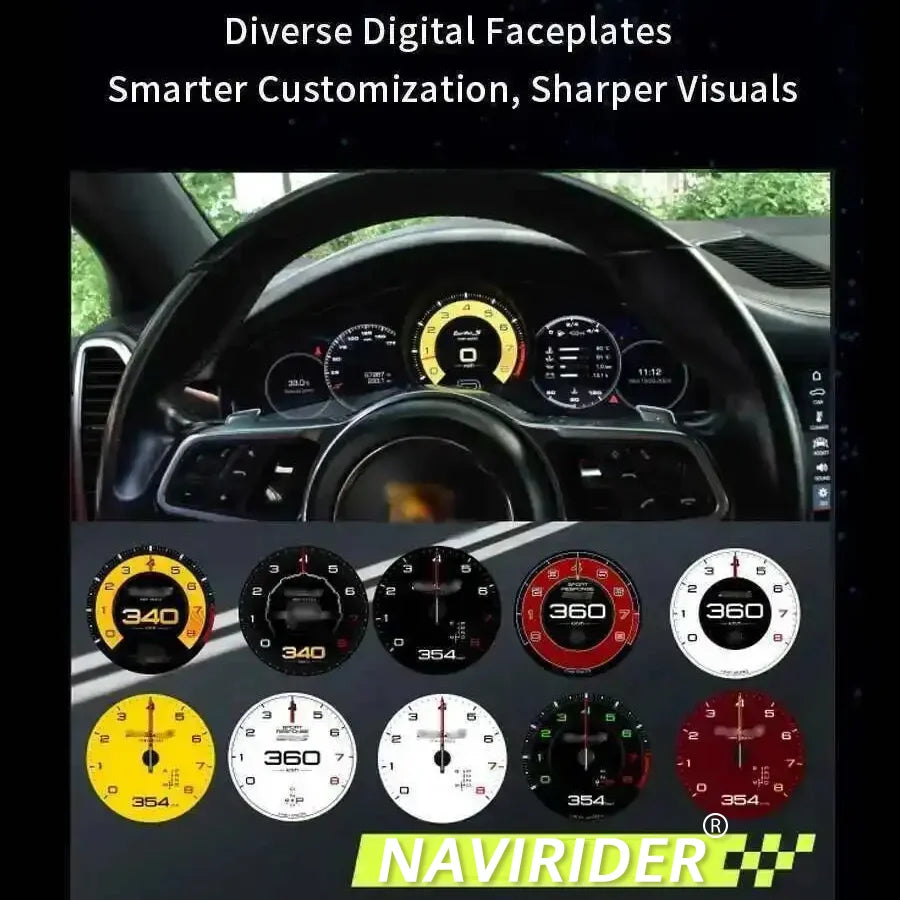 Car LCD Digital Cluster Dashboard For Porsche Panamera 2010-2016 Virtual Cockpit Speed Met | AUTOKITSHOP