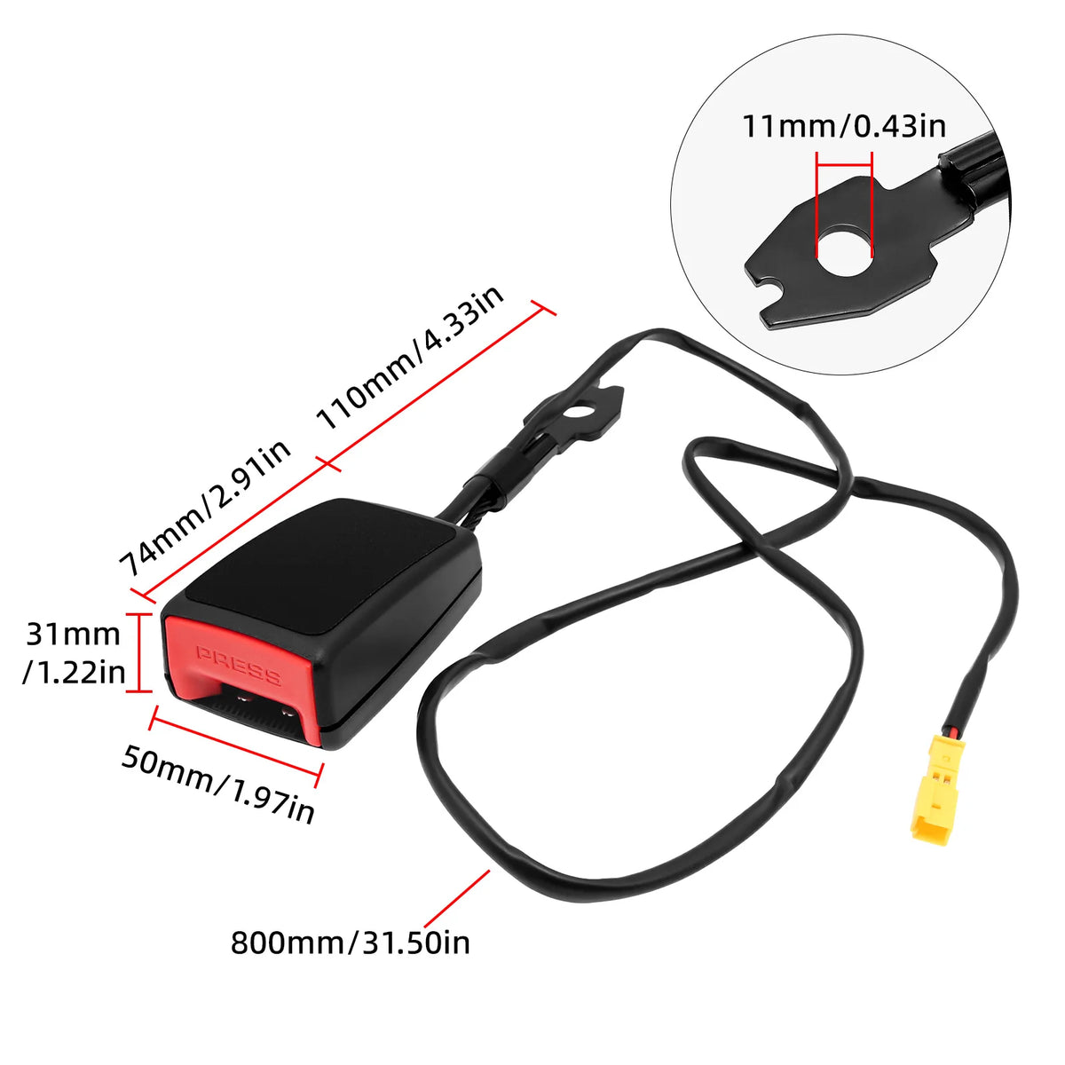 For Mercedes-Benz seat belt buckle Sprinter W906 906 left A90686003699051 Car Sa for Mercedes-Benz W906 - Automotive LED