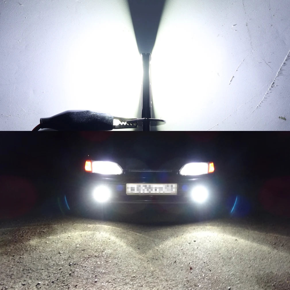 30000LM H1 LED Headlights 120W 16PCS 3570 CSP High Low Beam Turbo Auto Light 1: 1 Fanless