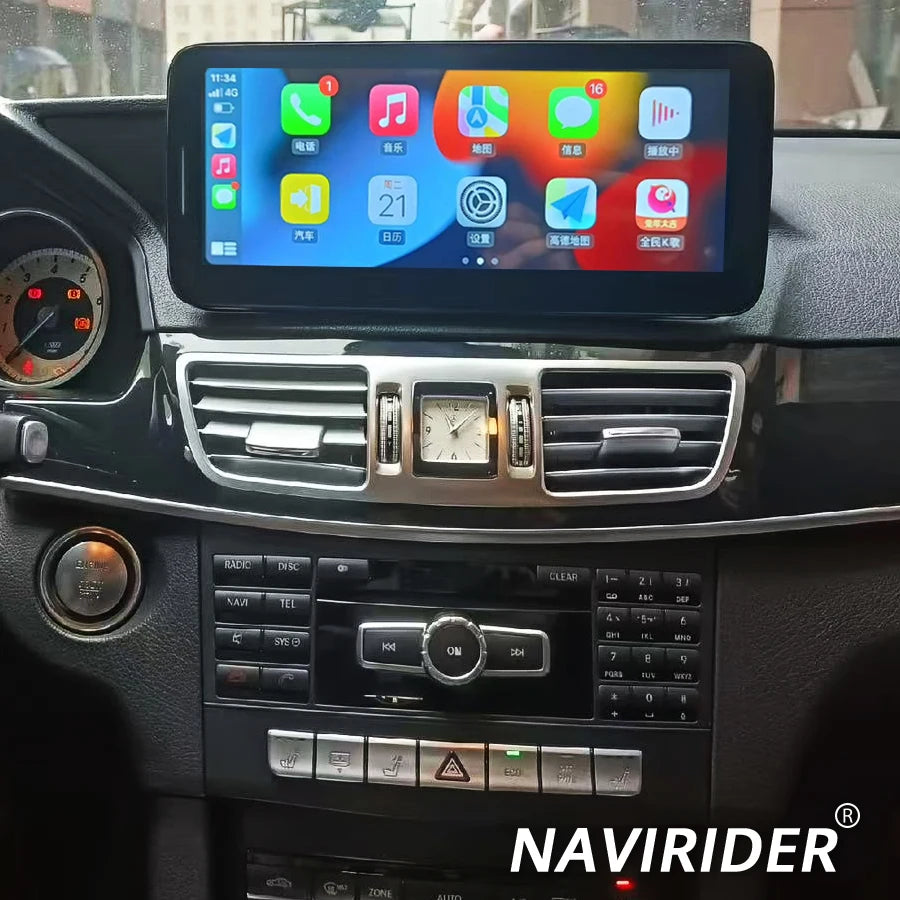 256GB 10.25'' Car Radio For Benz E W207 A207 C207 2014 Screen Android 14 GPS Navi Carplay