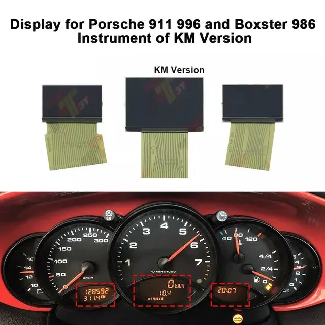 KM Version Display For 911 996 Boxster 986 1996-2002 110.008.721