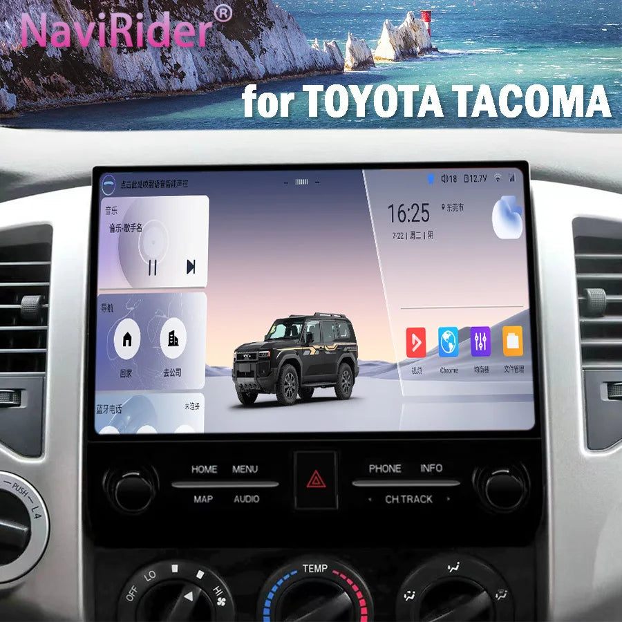 Multimedia Video Player 10inch Android Car Screen For Toyota tacoma 2005-2015 CarPlay Car
