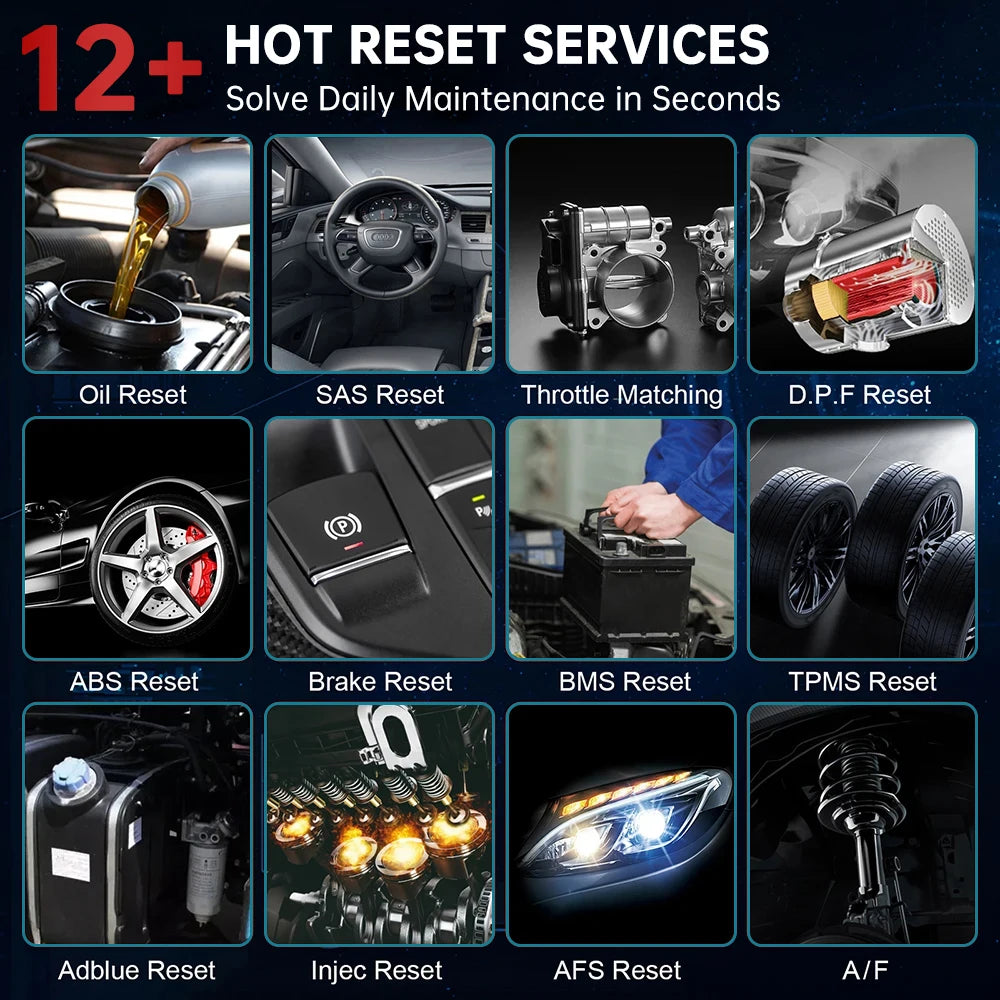 OBD Code Reader DPF OIL Reset Free Update pk CRP123E LAUNCH X431 CRP129X V2.0 OBD2 Scanner
