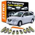 ZITWO 13Pcs Canbus Car LED Interior Light Number Plate Lamp Kit For Ssangyong Rodius 2005 2006 2 - Canbus LED Car Light