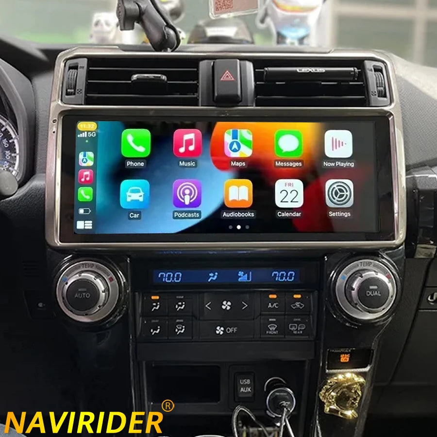 12.3inch For Toyota 4Runner 4 RUNNER 2009-2019 Stereo GPS Carplay Autoradio Head Unit Car