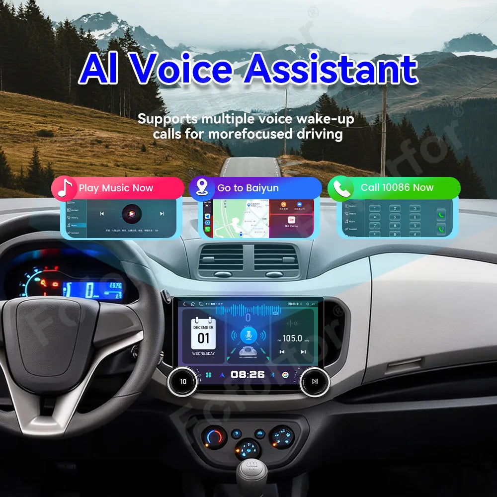 True Color HD Visual 11.5 Inch Android 15 Ultra Clear Touch Screen GPS Navi Smart Car Medi