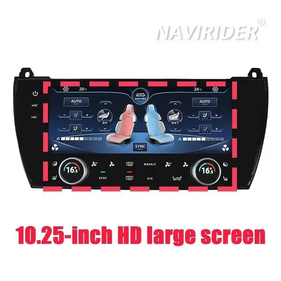 For BMW 5 Series 2011-2017 HD AC Panel Board Climate Control 10.25 inch LCD Large Touch Sc | AUTOKITSHOP