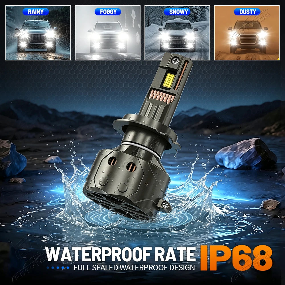 2200000LM H7 Canbus H4 LED Headlight Bulbs 10000W H11 H1 9005 HB3 9006 HB4 9012 HIR2 Turbo