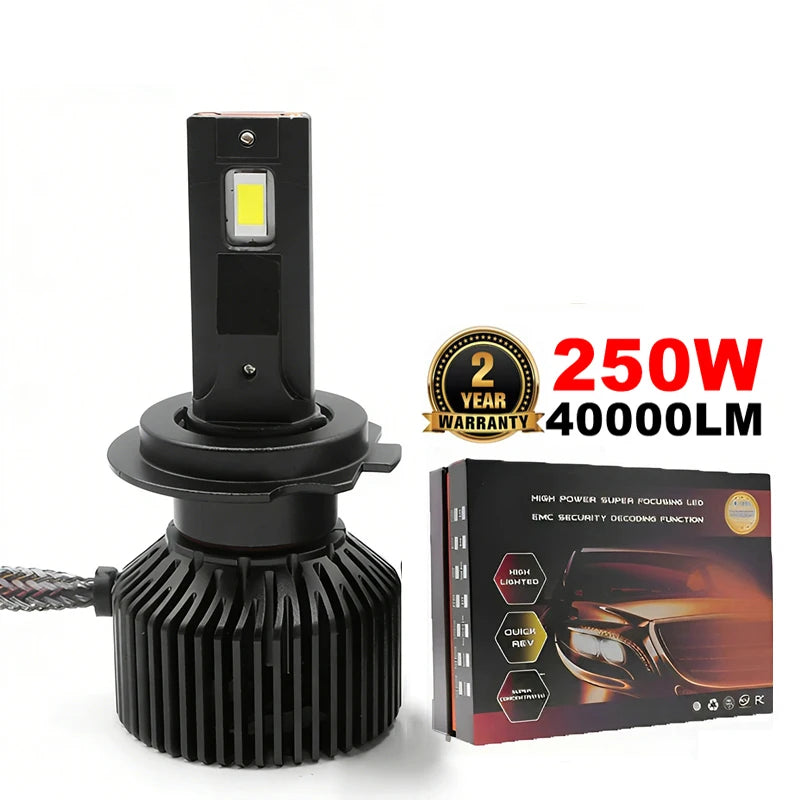 F5C F5G 250W 12000LM H7 LED Bulb LED HB3 Headlight Kit Fog Light 9005 Car LED Lamp LED Hea