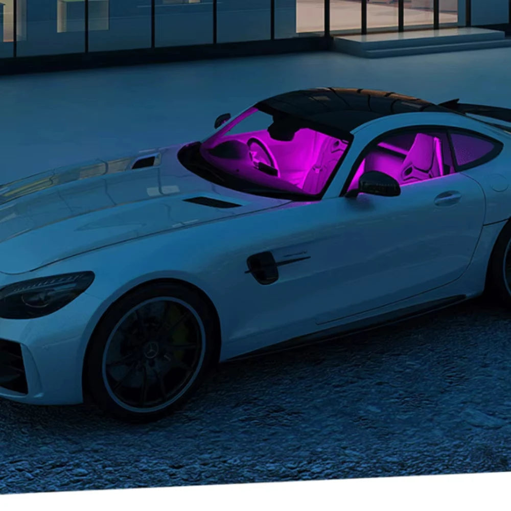 RGB - Ambient Light - App Control - Car Interior Lighting | AUTOKITSHOP