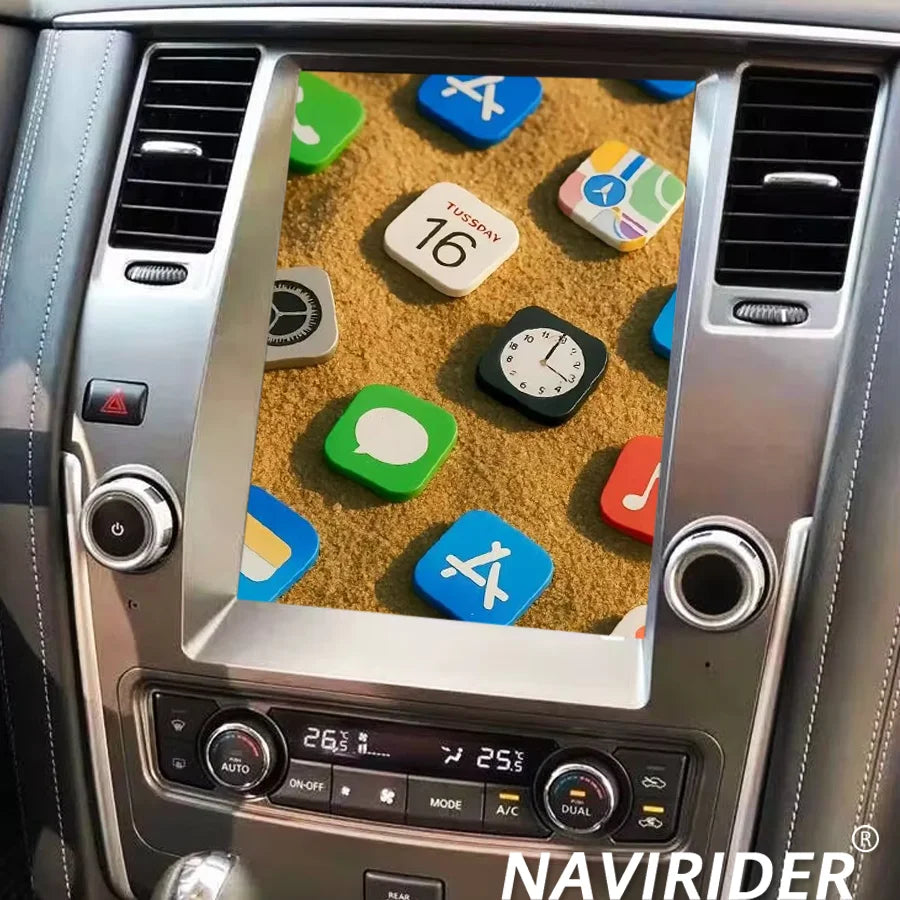 12.1" Touch Screen For Nissan Patrol Y62 Y61 Armada 2010-2020 Android15 Carplay Video Play | AUTOKITSHOP